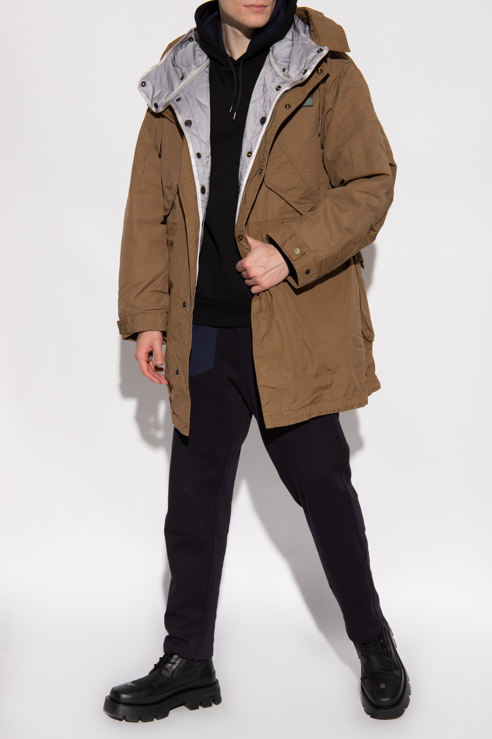 milan b2 check jacket - GenesinlifeShops Switzerland - Brown